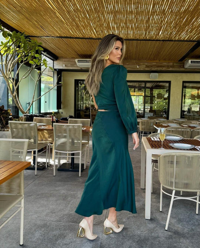 Blusa Millie Verde Musgo