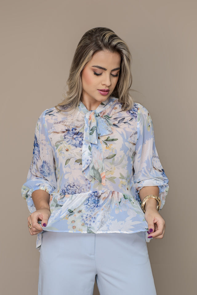 Bata Estampada C/Laço