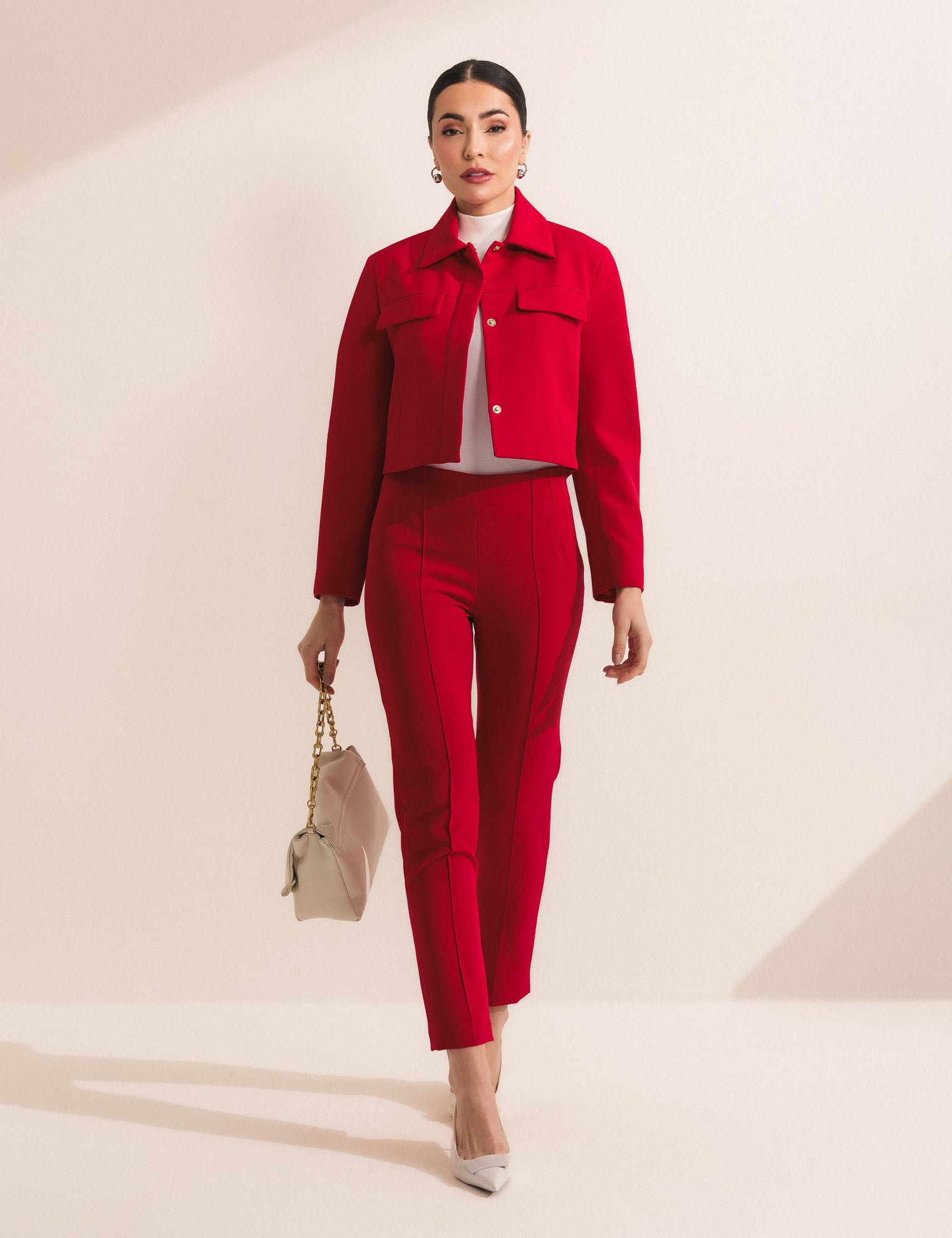 Casaqueto Alfaiataria Vermelho