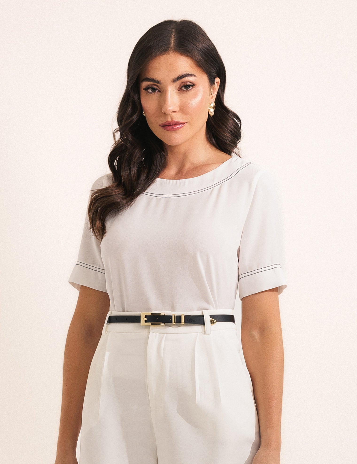 Blusa Pesponto Off