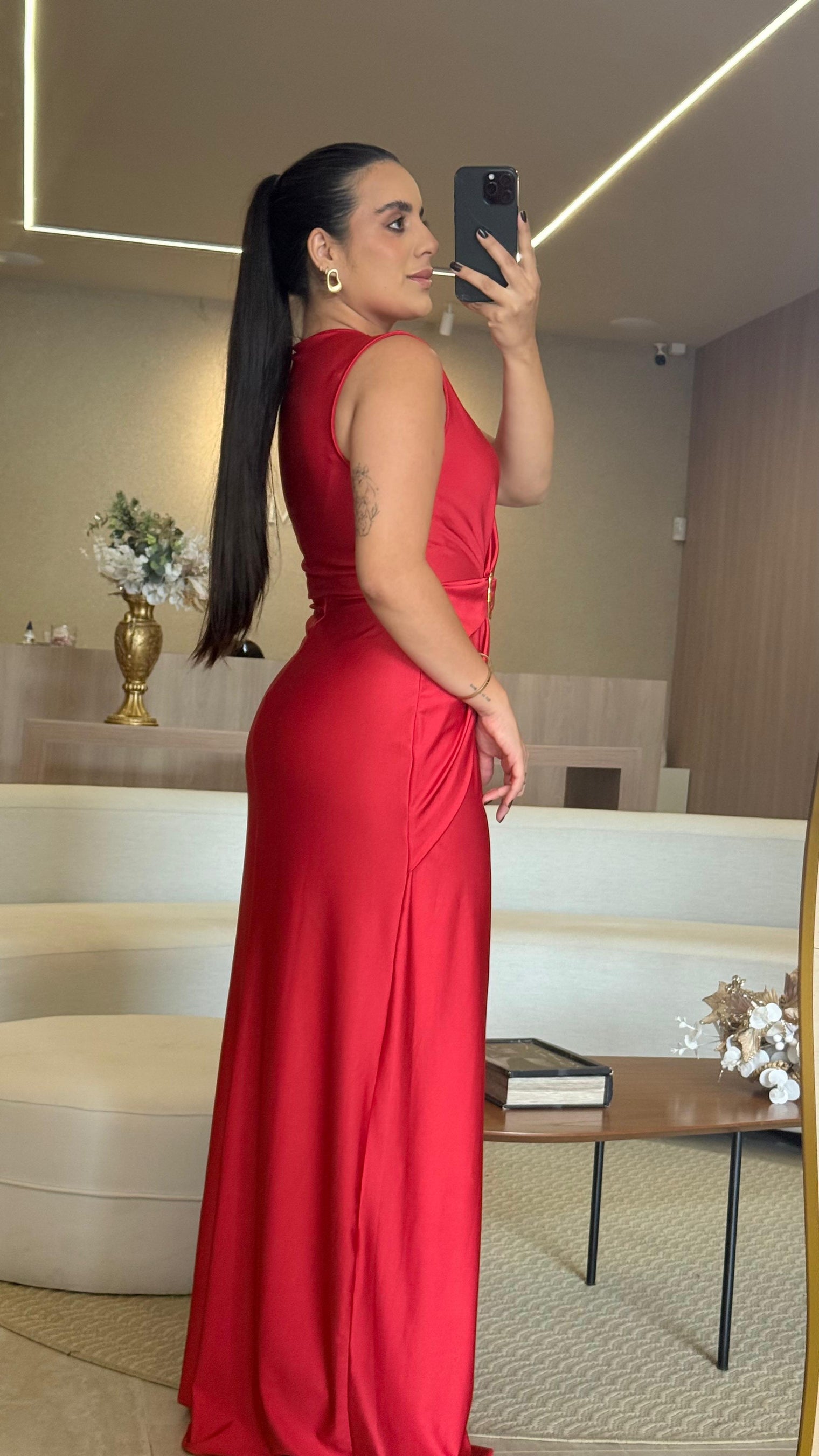 Vest Longo Liso C/Passante