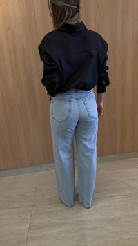 Calça Jeans Reta Clara