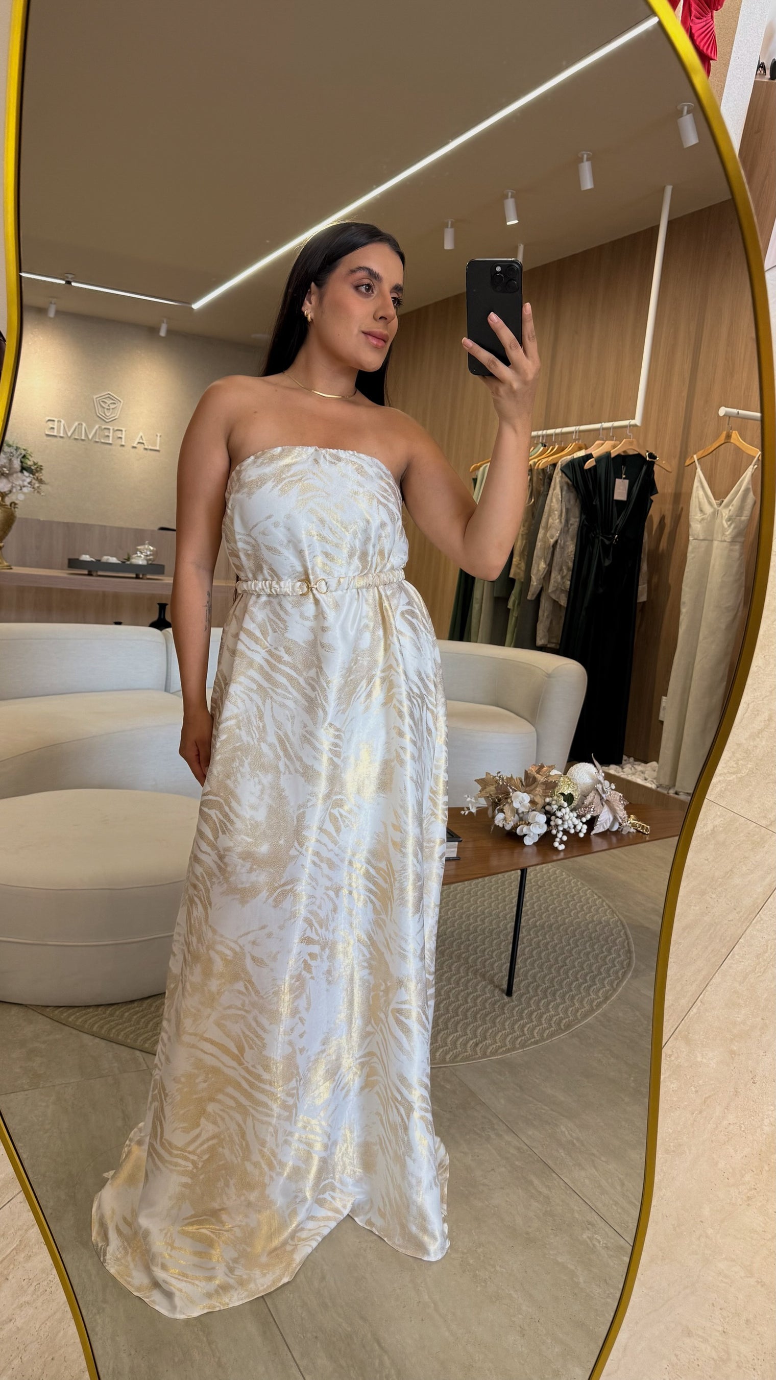 Vestido Longo S/Alças