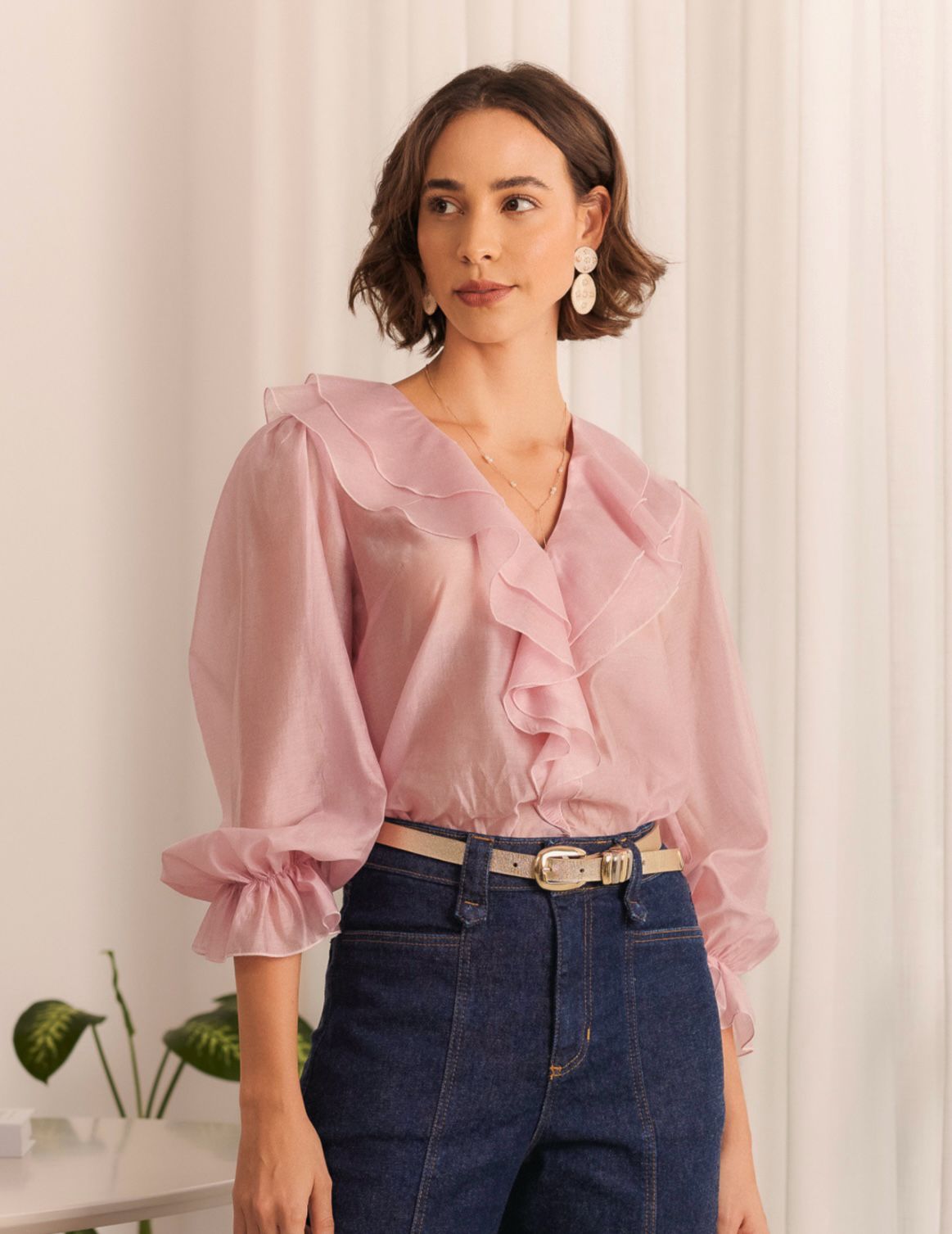 Blusa Babados Liocel