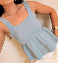 Blusa Peplum Modal
