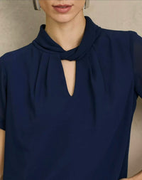 Blusa Silk Touch Gola Torcida