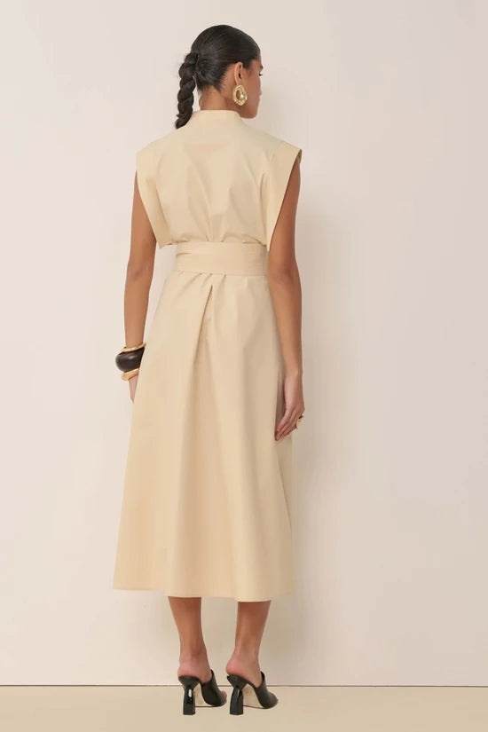 Vestido Pesponto Luna