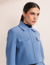 Casaqueto Alfaiataria Azul