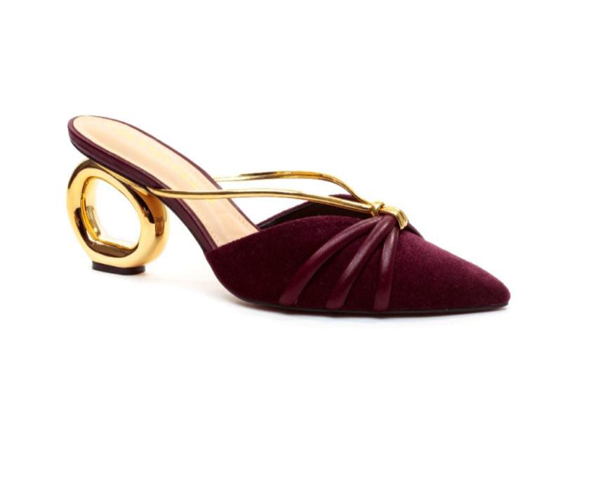 Sapatos Camurção Couro Malbec