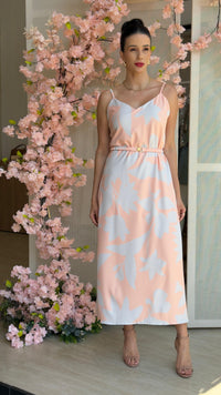 Vestido Longo Estampado