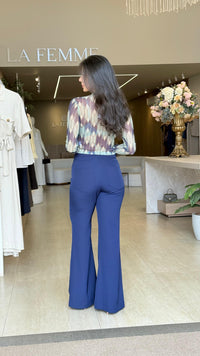 Blusa De Tule Estampado