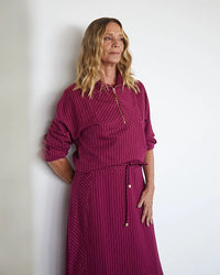 Casaco Cropped  Dumball Risca De Giz Vinho