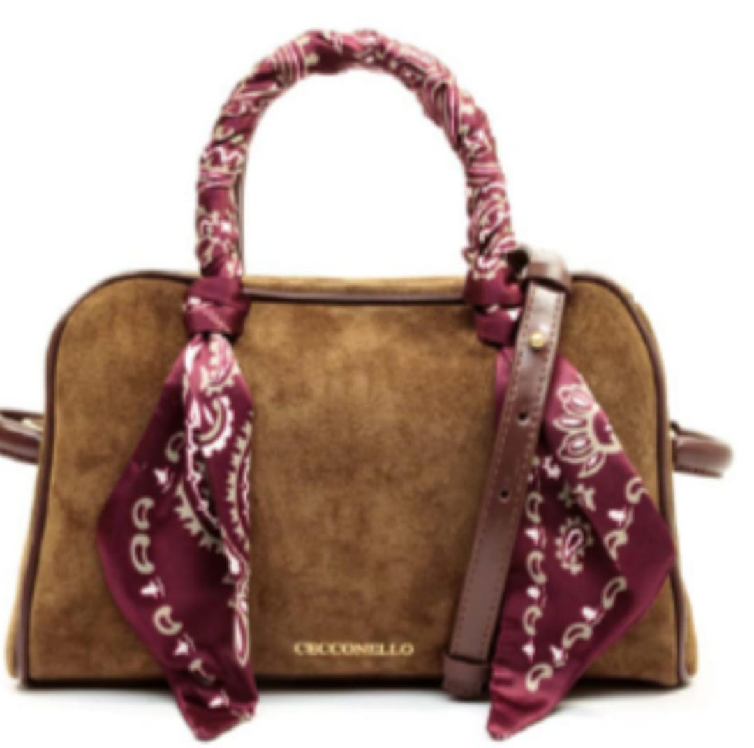 Bolsa Carmuração Rust/New Venett Lenço Malbec