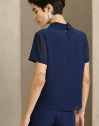 Blusa Silk Touch Gola Torcida