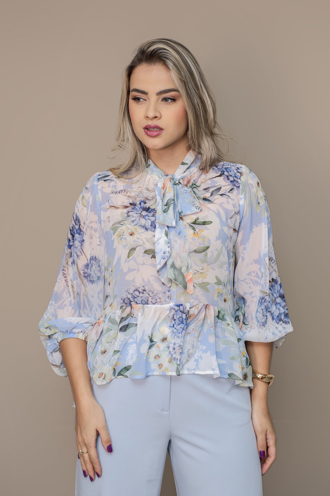 Bata Estampada C/Laço