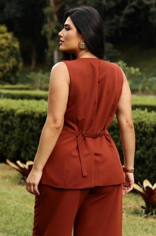 Conj Calça e Blusa S/MG Botão - Imagem 4