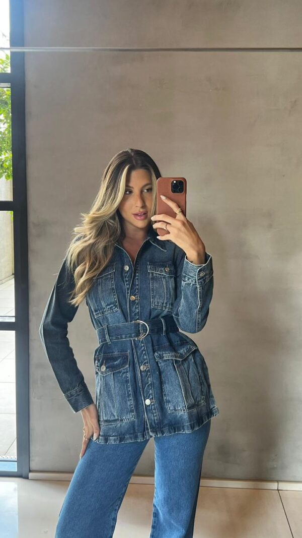 Parka Jeans C/Cinto