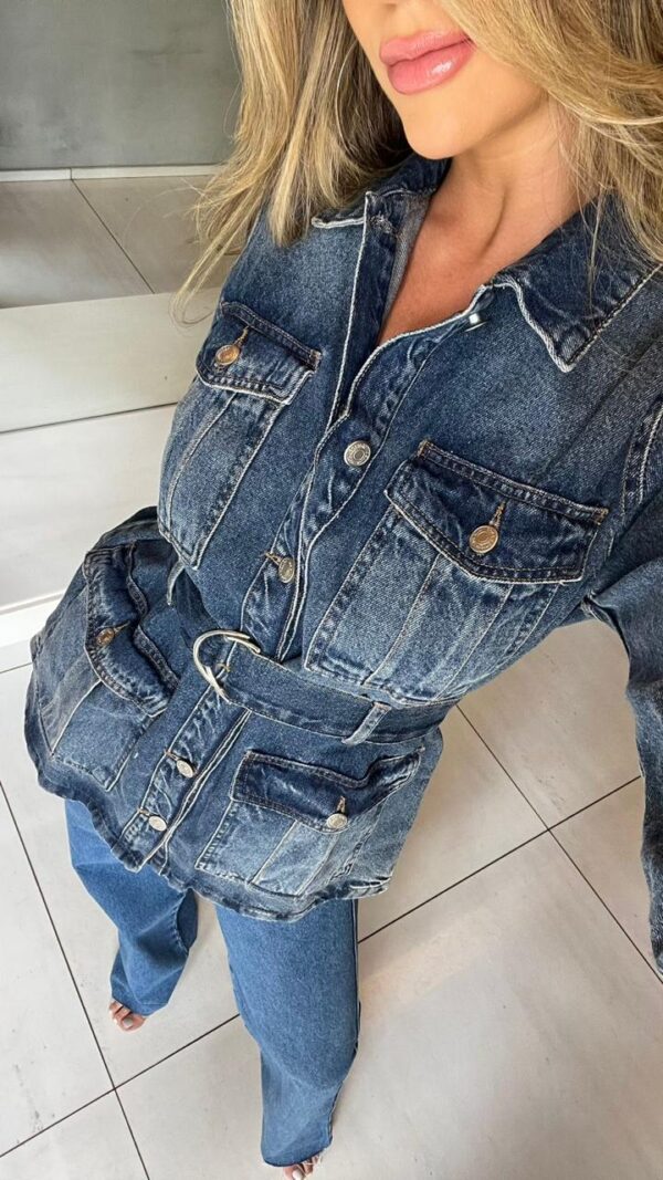 Parka Jeans C/Cinto - Imagem 2